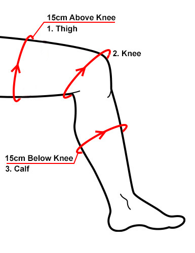 How to measure leg for the Donjoy Full Force Knee Brace